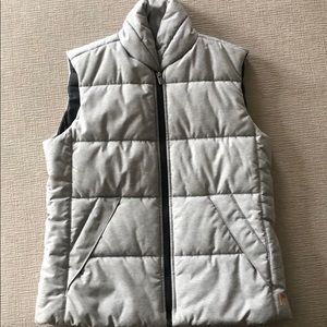 Lucy Grey Puffer Vest Size XS